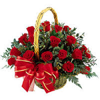 Flower Basket (Roses)