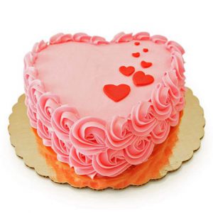 Strawberry Heart cake